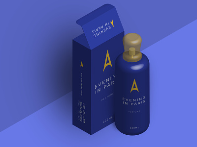 Perfume Packaging design art branding clean flat graphic design illustration logo minimal vector