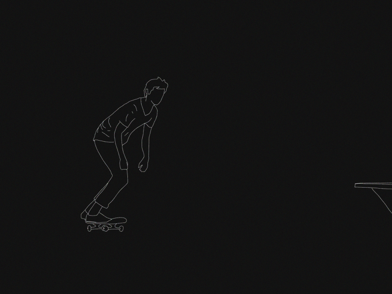 January 2017 - Subtleties animation dylan dylan rieder hand drawing line drawing rotoscope skateboard skateboarding