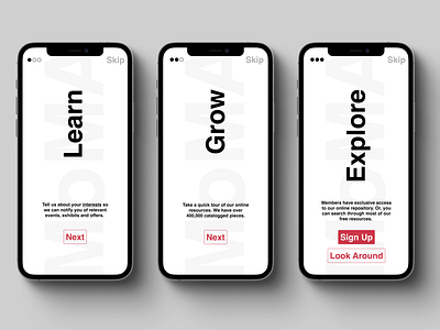 Daily UI 023 | Onboarding Screens