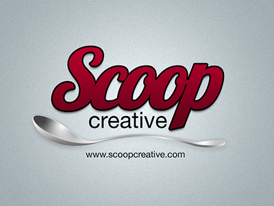 Scoop Creative Logo illustration logo