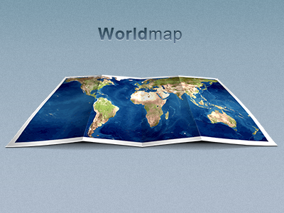 Worldmap Folded