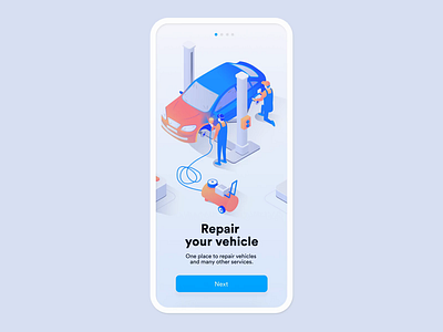 Car service onboarding animation car forms illustration mobile mobile app onboarding service ui