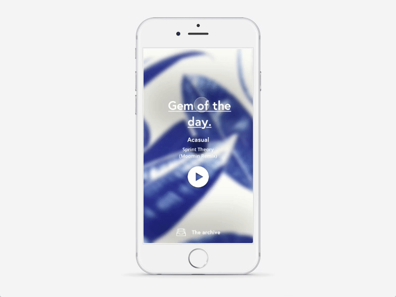 Whohears - User Interaction animation interaction mobile music player play prototype ui ux