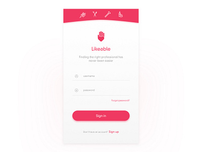 Likeable - Login