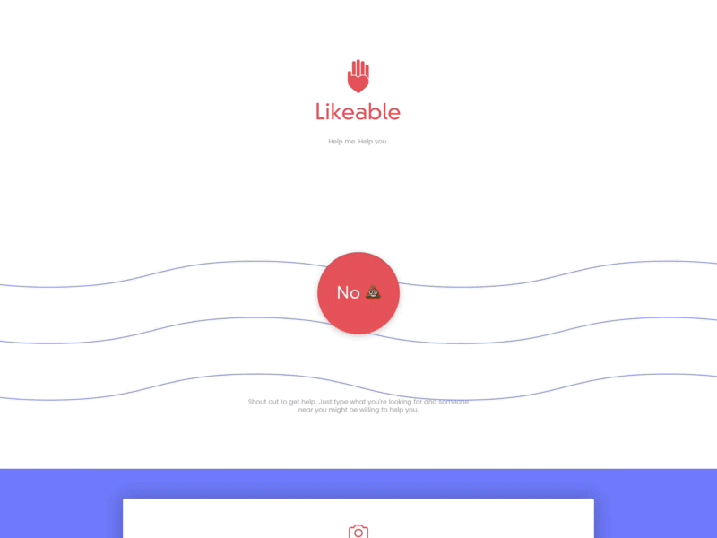 Likeable - Landing page app freelancers ios landing likeable mobile parallax responsive ui vibrant website