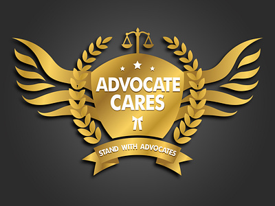 Advocate cares branding design illustration logo vector