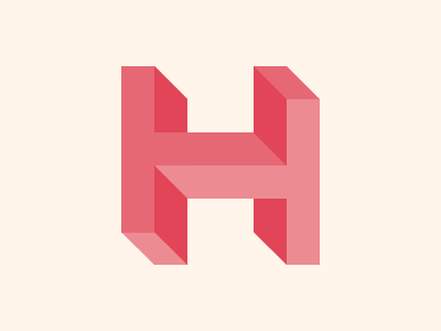 HYPO app brand escher h hypo icon illusion logo