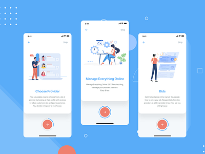 Onboarding screens design illustration mobile app design mobile design onboarding screen welcome page