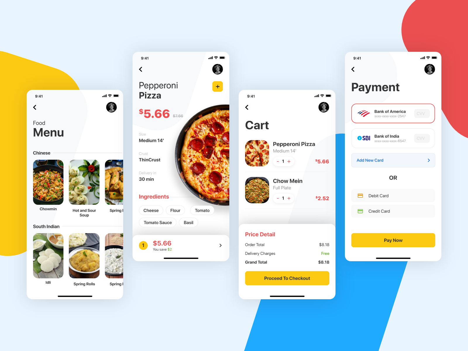 Food Delivery App Design by AppVoxel on Dribbble