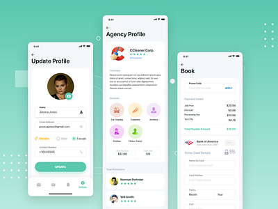 Service Provider App Design