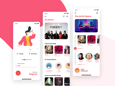 StarMaker (Singing App Design)