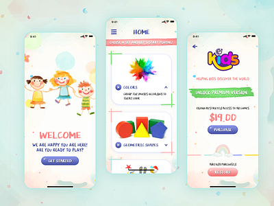 Children's App Design animation branding childrens app design graphic design mobile app design mobile design