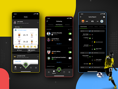 Fantasy Sports App Design