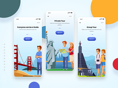 Travel Guide App Design