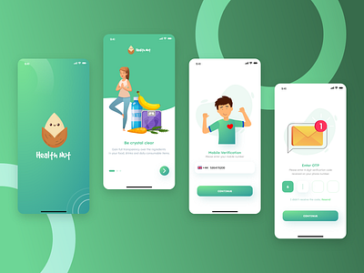 Health Care App Design graphic design health care illustration mobile app design mobile design