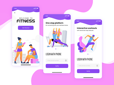 Fitness App Design