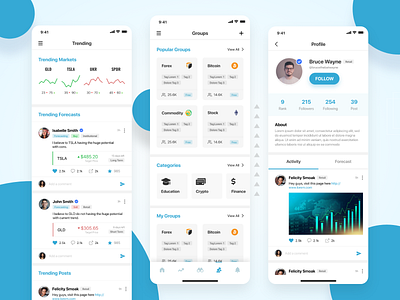 Trading App design