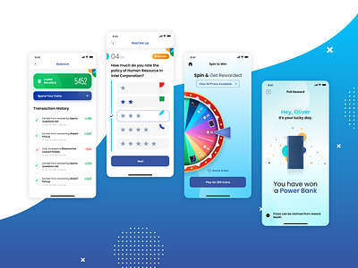 Spin to Win branding graphic design illustration mobile app design mobile design