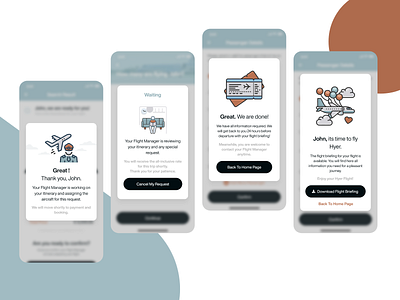 Airline App branding design illustration mobile app design mobile design