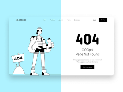 404 Error Abstract animation branding graphic design motion graphics