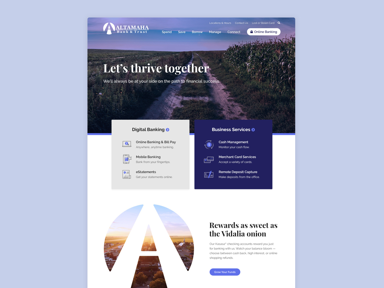 Altamaha Bank by Helena on Dribbble