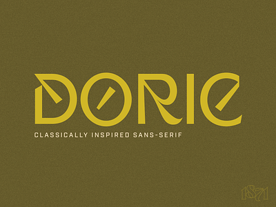 Doric - Classically Inspired Sans Serif branding design font handlettering illustration lettering logo sans sans serif type typography ui