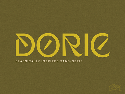 Doric - Classically Inspired Sans Serif branding design font handlettering illustration lettering logo sans sans serif type typography ui