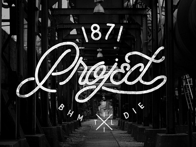 1871 Project 1871 alabama birmingham branding mono weight x