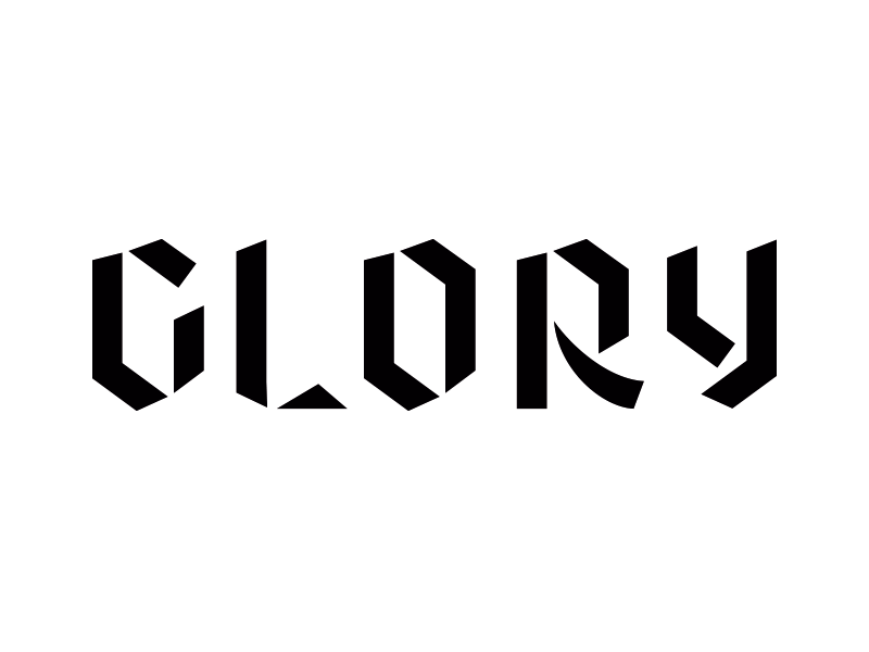 Glory blackletter branding football glory hand drawn hand lettering lettering logo sketch type vector wip