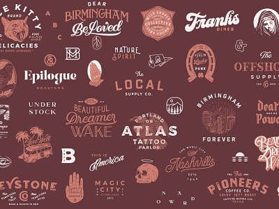 2018 in a Nutshell 2018 birmingham branding font free font handlettering handmade lettering logo type typeface typography
