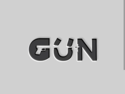 Gun Logo design by designing_palace on Dribbble