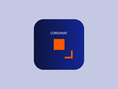 Coredinat Logo app branding design logo ui ux