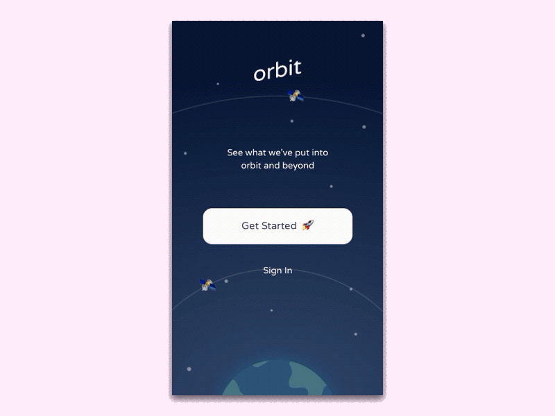 Daily UI #001 animation app daily ui emojis onboarding principle sign up sketch space ui ux
