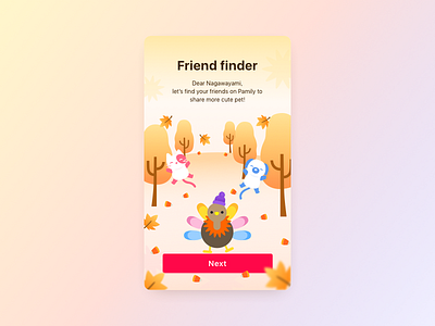 Celebrating Thanksgiving Day with your friends app autumn cat dog festival graphic pet screen thanksgiving turkey