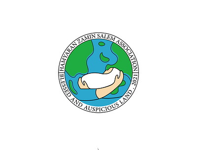 Hamyaran Zamin Salem Association branding design earth environment environmental protection ngo graphic design human logo logo design