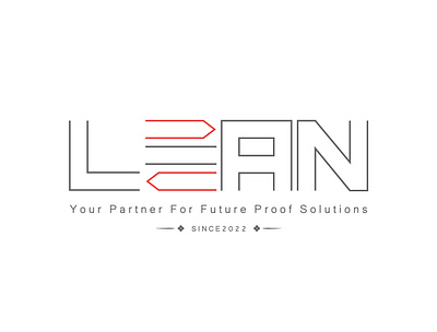 LEAN Solutions Company automation branding company design graphic design industrial logo logo design optimization solution