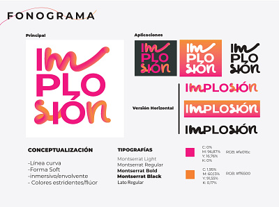 Proyecto Implosión app branding design illustration illustrator logo typography vector