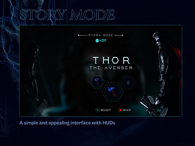 Thor, Space Viking - Game Design Concept with web3 feature adobe animation case study design figma interaction interaction design product design prototype sound design ui ux