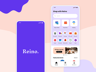 Reino - Shopping app android app app design buy cart category checkout ecommerce ios minimal mobile online shop payment product design sell shopping app ui ux