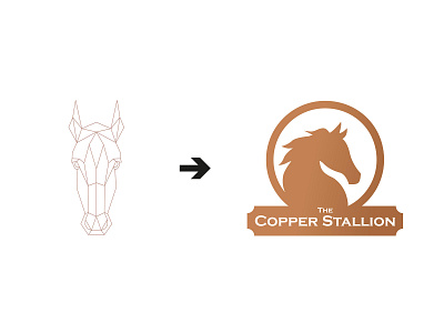 Copper Stallion Brand Identity - redesign brand identity branding design logodesign