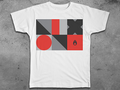 Nixon T-shirt Graphics apparel brand design fashion nixon tee tshirt