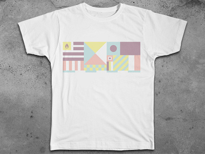 Nixon T-shirt Graphics apparel brand design fashion nixon tee tshirt