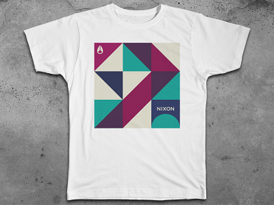 Nixon T-shirt Graphics apparel brand design fashion nixon tee tshirt