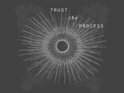Trust The Process illustration mine new portfolio process website yay