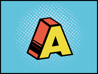 A a alphabest alphabet illustration letter letters type typography