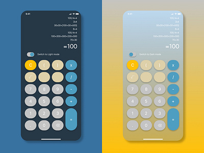 Calculator App app calculator app design figma ui ux