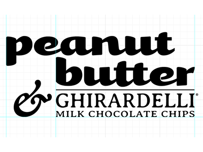 Cookie label signage type