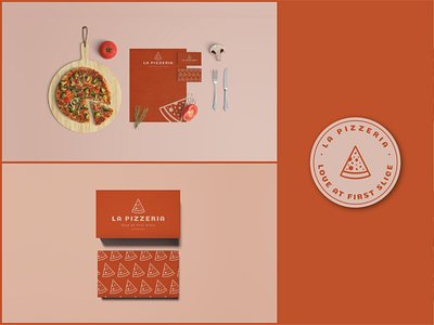 Identity Design - La Pizzeria brand design brand identity branding branding design business card creative logo design designer graphic design graphicdesign illustration logo logo design logo designer logodesign logomark logos logotype minimalist logo modern log