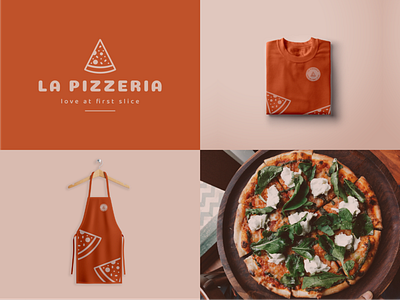 Brand Design - La Pizzeria badge brand design brand identity branding branding design creative logo design graphic design graphicdesign illustration logo logo design logo designer logodesign logomark logos logotype minimalist logo modern logo restaurant