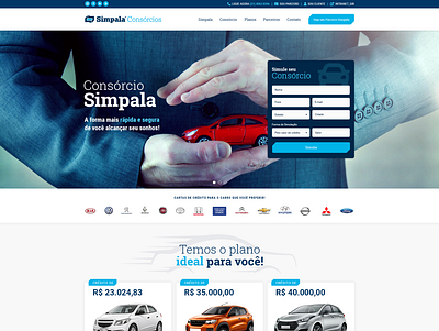UI | Webdesign | Simpala Consórcios design ui ux web
